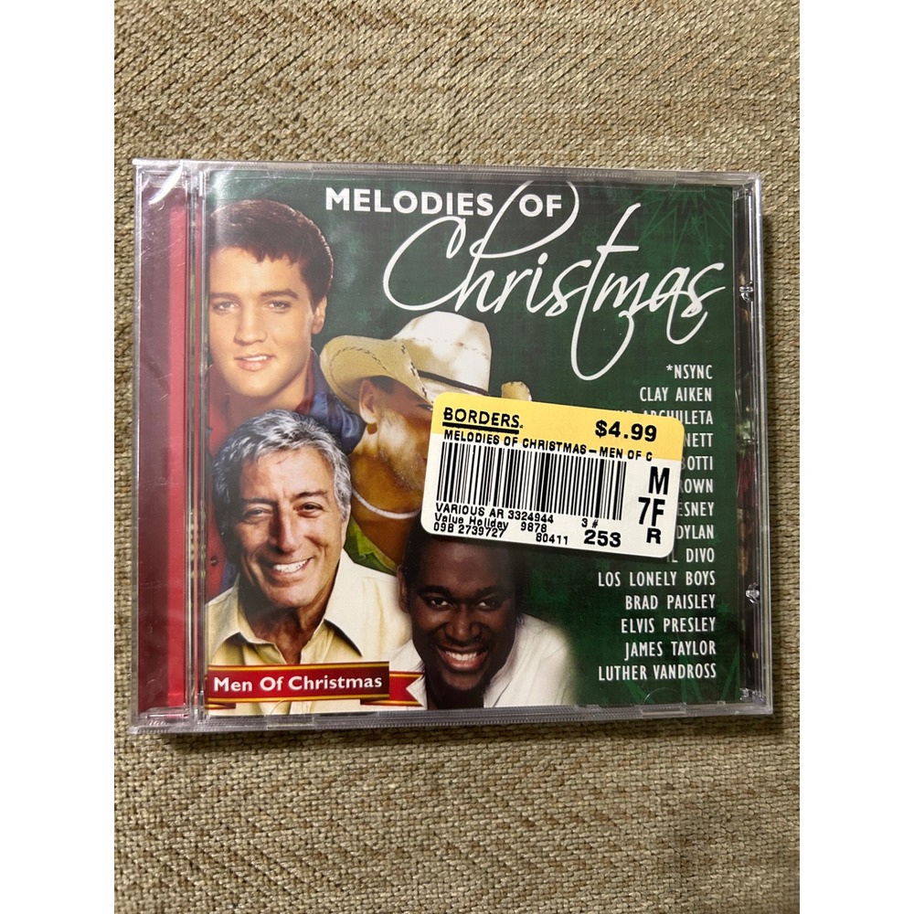 Melodies of Christmas Men of Christmas CD Elvis Presley NSYNC Chris Brown NEW
